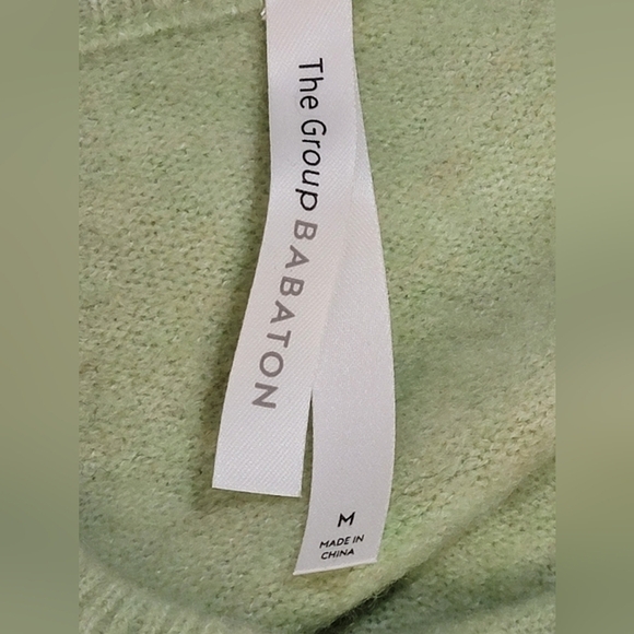 ARITZIA THE GROUP BABATON Size Medium Palm Green Oversized Women's Wool Blend - Picture 7 of 11